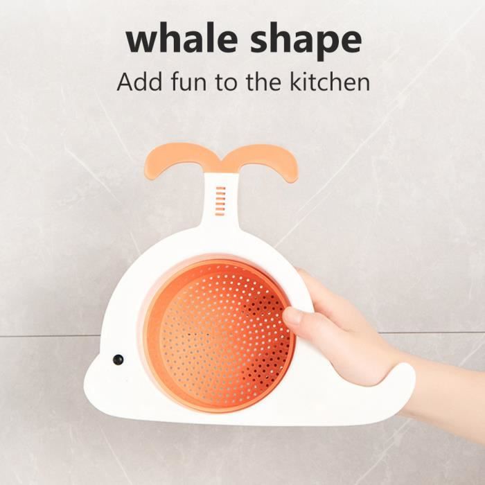 Bol Lave-légumes Automatique En Forme D’escargot – Avec Passoire Intégrée – Pour Fruits, Baies, Salades – Égouttoir Portable Pratique