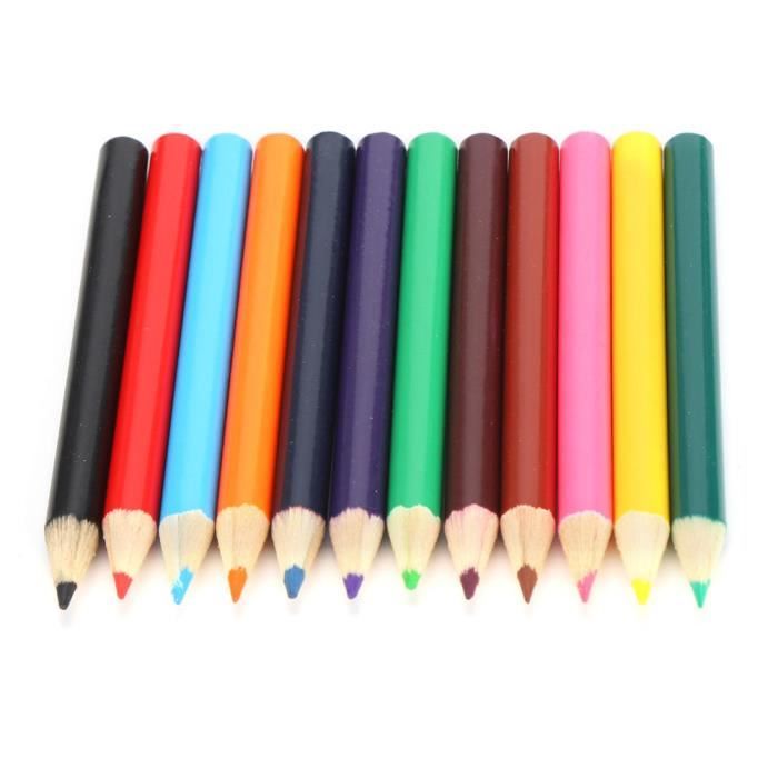 Cikonielf crayon de couleur enfant Mini dessin crayons de couleur