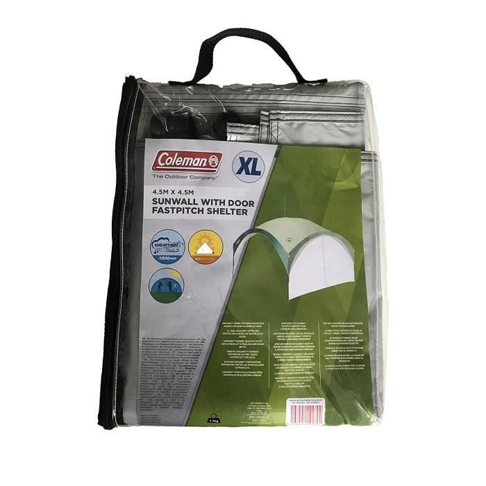Paroi latérale avec porte pour Abri Coleman Fastpitch XL - Blanc