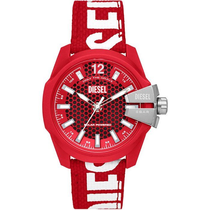Montre Diesel Baby Chief Rouge 43 mm Étanchéité 5 ATM Rouge, Tendance Achat/vente
