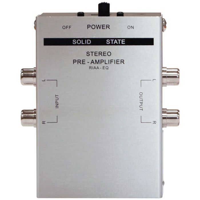Nizirioo Préamplificateur Phono MM Pour Tourne-Disque - Amplificateur RCA Avec Adaptateur 12V