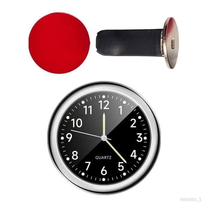 Horloge De Voiture LED électronique Numérique Lumineuse Pour Voiture Accessoire De Décoration (Vert