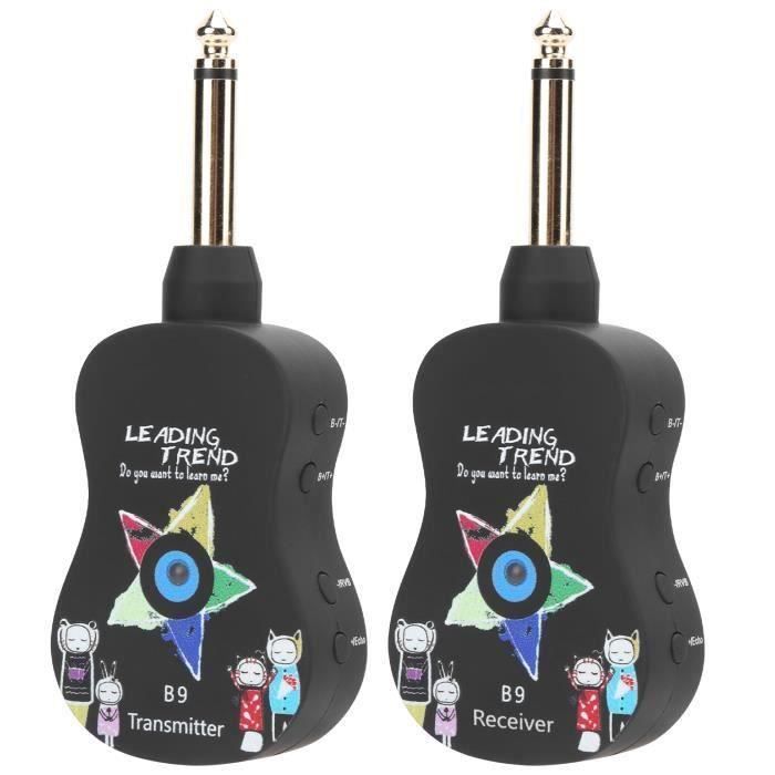 GOD11384Zerone Émetteur sans fil pour guitare Guitare système sans fil émetteur récepteur micro