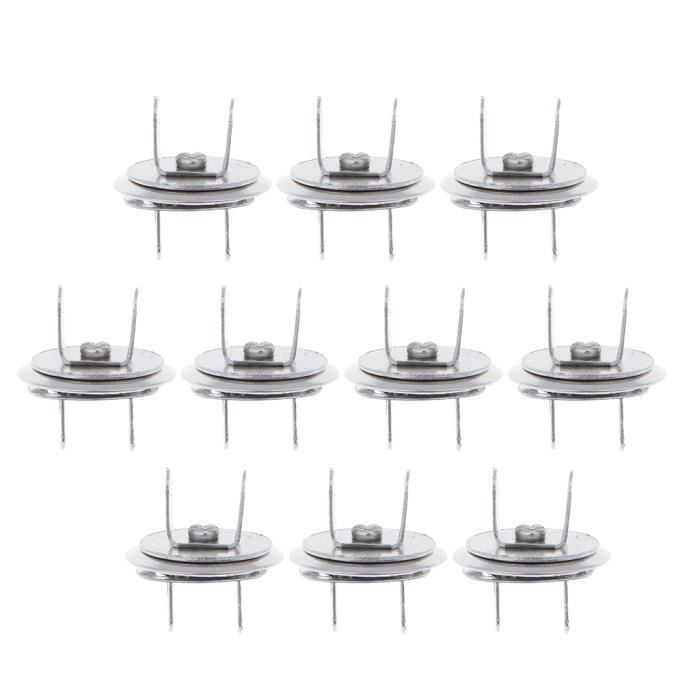 ZoeTekway Lot De 10 Paires De Boutons Magnétiques à Coudre - 14mm Doré Et Argenté