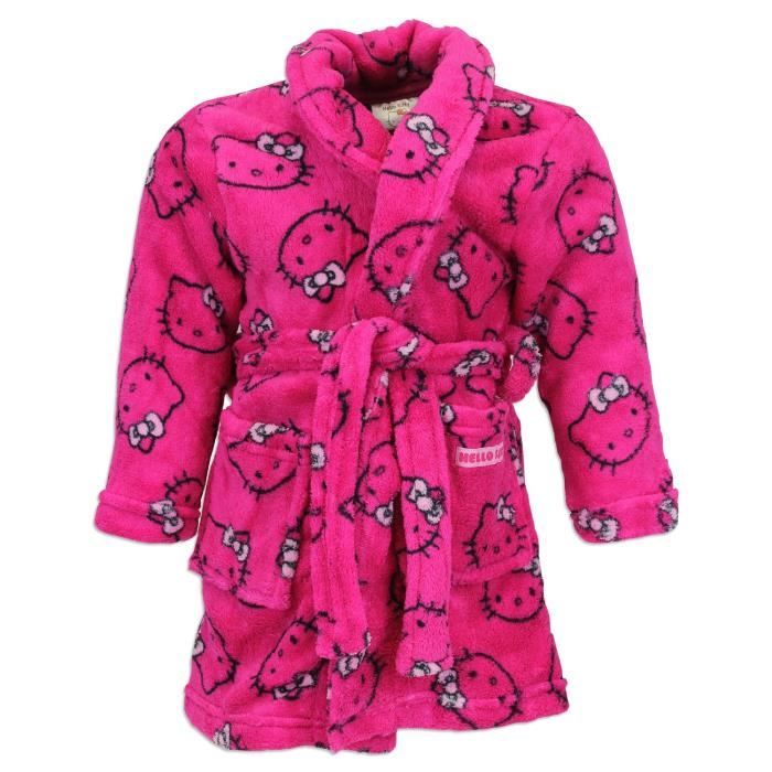 Hello Kitty Robe De Chambre Fille Fuschia Achat Vente