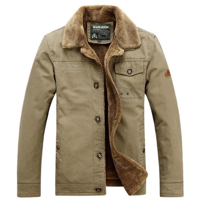Veste chaude courte homme clearance