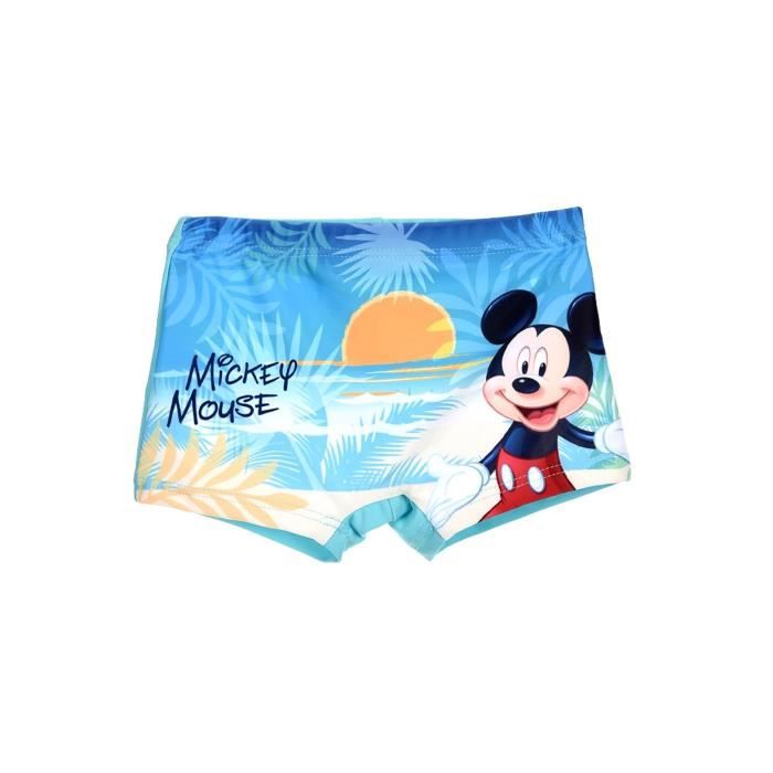 Boxer De Bain Bebe Enfant Garcon Mickey Bleu Et Jaune De 12 A 36mois Bleu Achat Vente Maillot De Bain Cdiscount