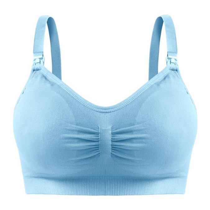 Brassière De Sport Sans Armatures - Tissu Respirant Et Absorbant - Soutien Léger à Moyen - Pour Yoga, Fitness, Running