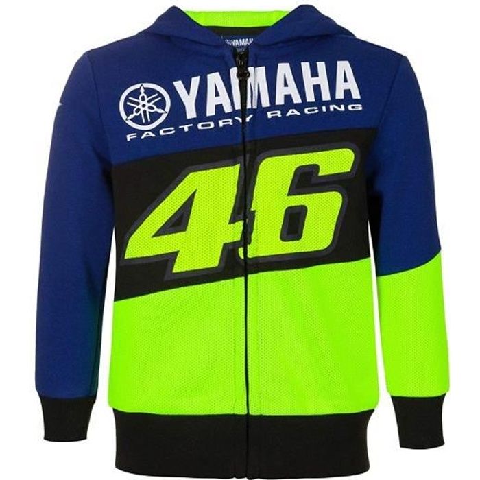 Sweat A Capuche Zip Enfant Vr46 Yamaha Factory M1 Racing Officiel Motogp Valentino Rossi Bleu Bleu Cdiscount Pret A Porter Sweat A Capuche Zip Enfant Vr46 Yamaha Factory M1 Racing Officiel Motogp Valentino Rossi Bleu Bleu Cdiscount Pret A Porter