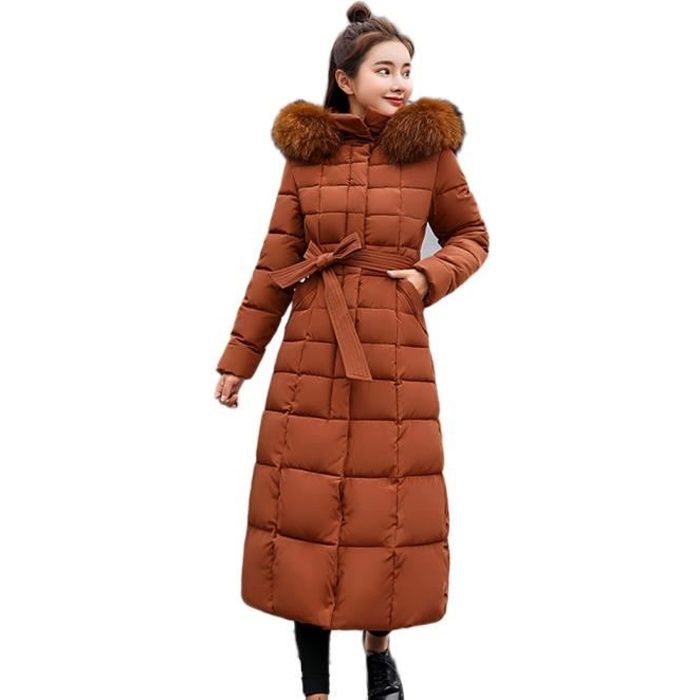 Manteau fausse fourrure sale matelassé