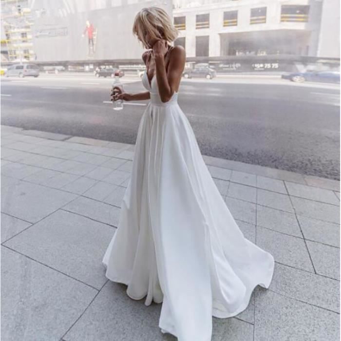 robe de mariée dos nue