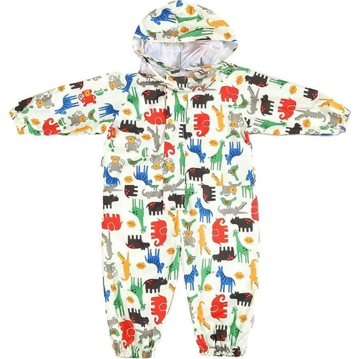 Cape De Pluie Sonic – Poncho Imperméable Enfant Avec Capuche – Veste Pluie 100% PVC – Bleu Vif Avec Imprimé Sonic – Fermeture Boutons Pression
