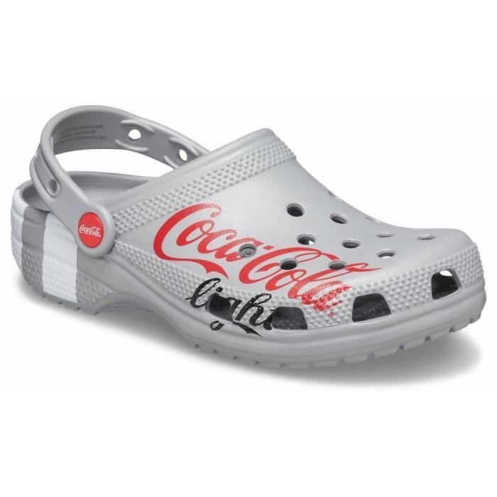 Crocs Coca-Cola Light Classic Cg - Gris/Multicolore - Adulte - Homme - Synthétique