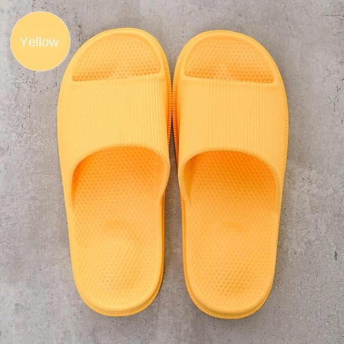 Femmes Hommes Plage Chaussons D'u00e9tu00e9 Sliders Sandales,Chaussons Enfant Souples,Salle De Bains Piscine Douche Anti-Slip Pantoufles Tongs Pour Intu00e9rieur