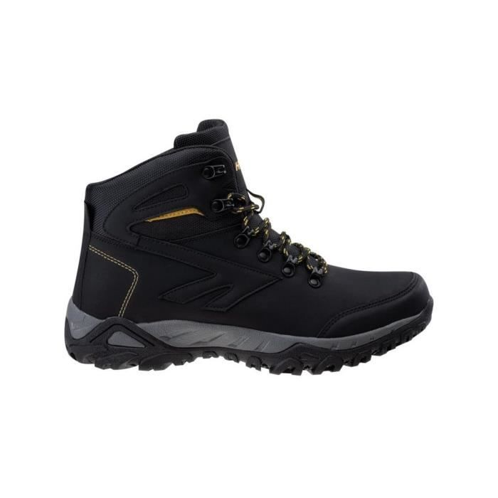 Chaussures de randonnée Hi-Tec Medin Mid pour homme - Noir - Respirantes Chaussures de randonnée Hi-Tec Medin Mid pour homme - Noir - Respirantes