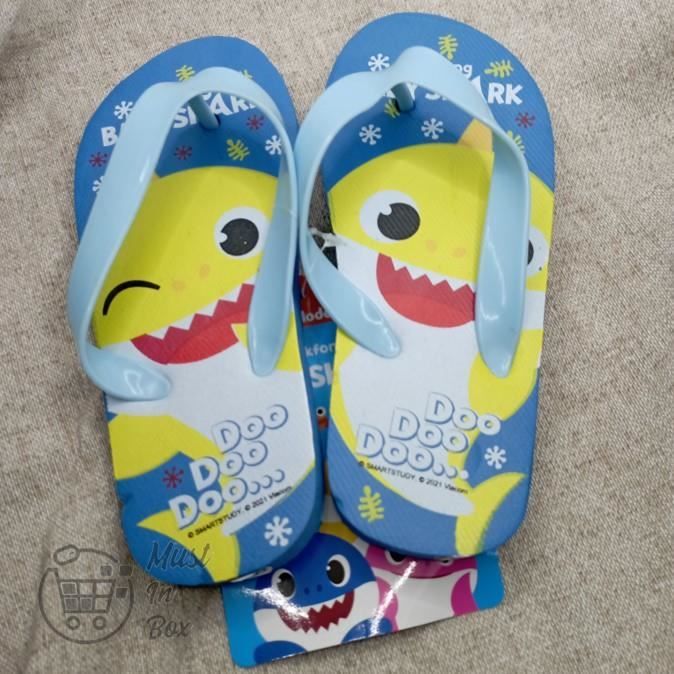 Chaussons Tongs Pour Bébé/enfant Baby Shark - Plastique Souple, Large - Différentes Tailles Et Couleurs
