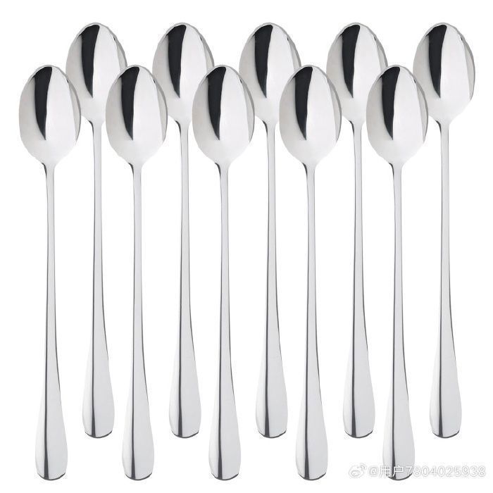 Lot de 10 Cuillères en Silicone pour Bébé, Cuillère à Repas avec