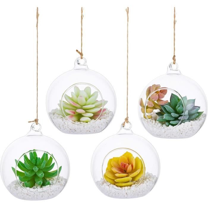 Sphère Décorative MASCAGNI CASA Avec Diamants Et LED - Suspension En Verre, 10 Cm, Neuve