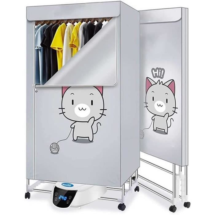 Sèche-Linge Secamatic Max XXL 1200W - Étendoir 30kg Avec Minuterie 180 Min Silencieux
