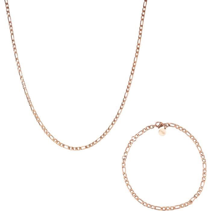 Collier 15 Perles Bronzite Du Brésil - Chaine Acier Inox, Neuf Avec étiquettes, Pour Femmes