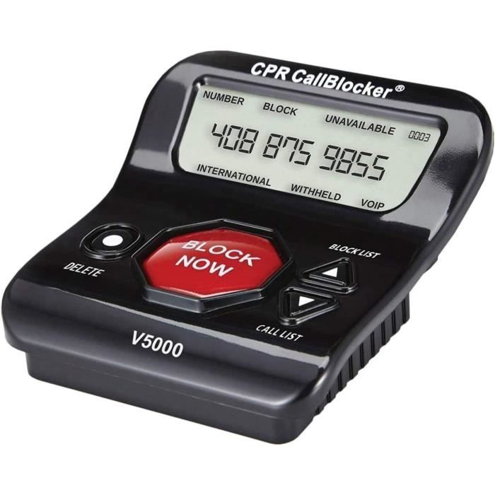 Bloqueur D'Appels Cpr V5000-La Solution No.1 En France Pour Les