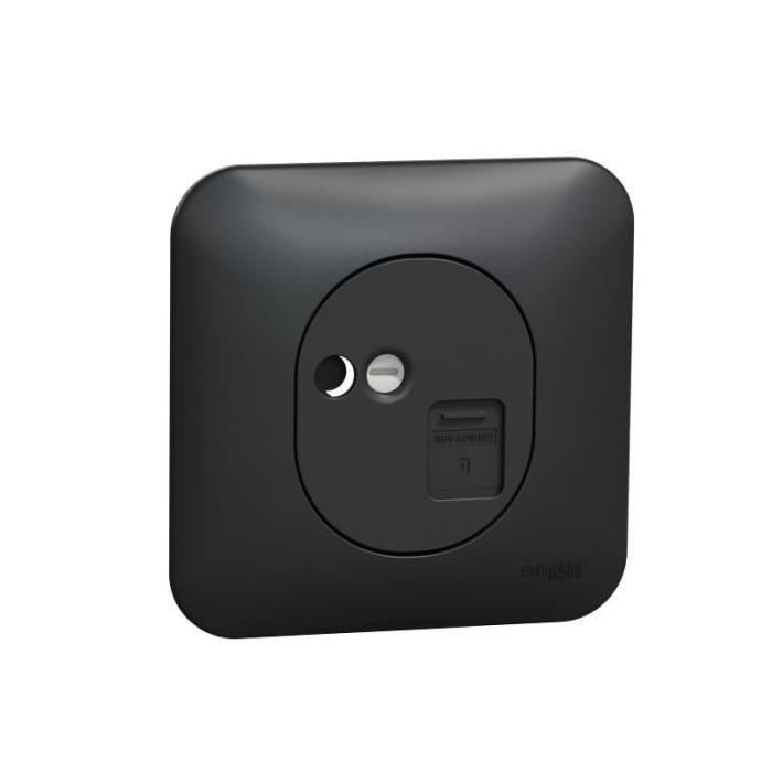 Presa RJ45 CAT.5 UTP Ovalis – Modulo Telefono Senza Piastra, Colore Bianco, Dimensioni 71x71 Mm