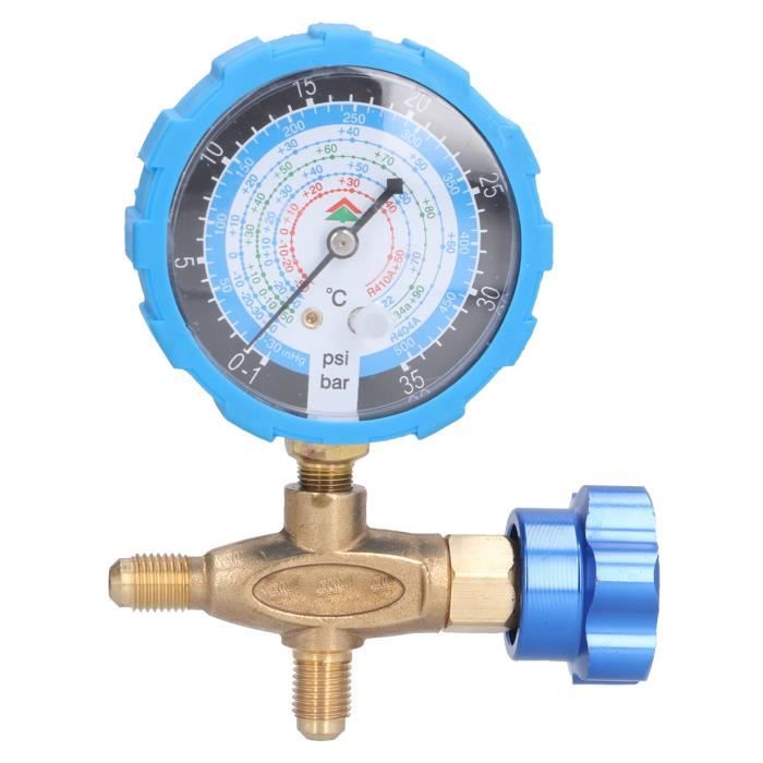 Kit Manomètre Diagnostic AC Sileduove - Pour Climatisation R410A R32 R404A R134A - Comprend Tuyaux Et Connecteurs