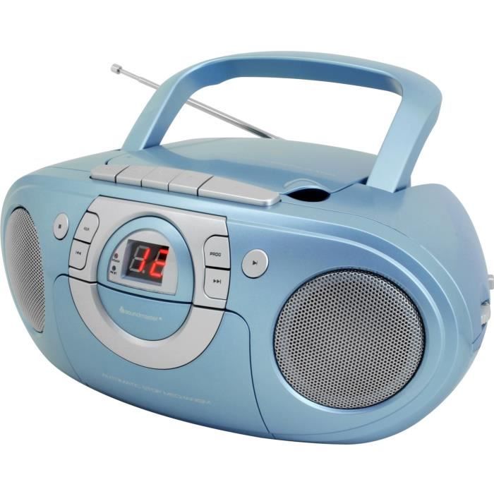 Lecteur de cassette radio / CD SOUNDMASTER SCD5100BL - Bleu