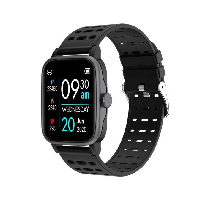Montre connectée Fitness P30 Noir Waterproof Pression d
