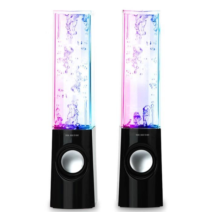Creative eau danse haut-parleur musique fontaine lumière colorée jet d'eau Audio ordinateur portable téléphone portable Audio
