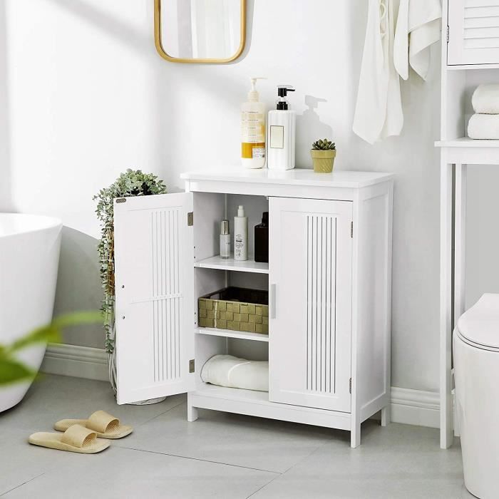 VASAGLE Meuble Salle de Bain Rangement, Armoire …