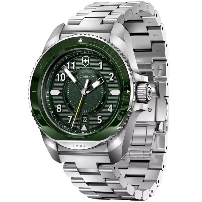 Montre - VICTORINOX - Journey 1884 242015 - Quartz - Acier inoxydable - Cadran vert Montre - VICTORINOX - Journey 1884 242015 - Quartz - Acier inoxydable - Cadran vert