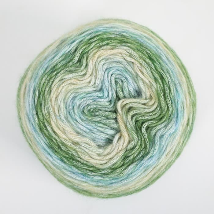 100 Grammes De Fil De Velours Dégradé Headba - Arc-en-ciel - Pour Crochet Et Tricot - Polyester