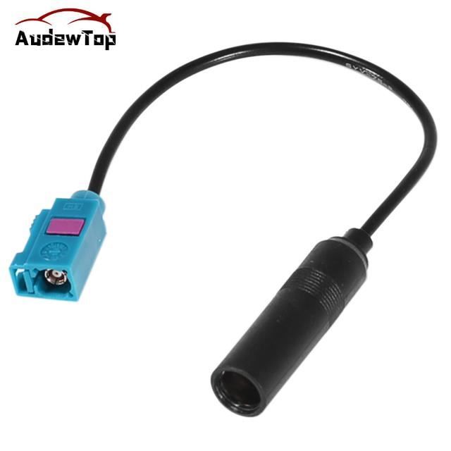 Adaptateur Antenne Amplifié Fakra Z Vers DIN Pour Autoradio - Compatible BMW, Mercedes, VW, Peugeot, Citroën