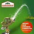 2x Arroseur jardin sprinkler piquet de terre irrigation jusqu’à 24m 360° embout pulvérisation irrigateur arroseur à impulsions max.-1
