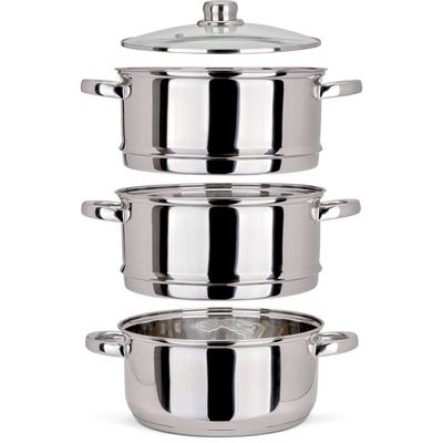 Accessoire Cuisson Saine Panier Vapeur Inox Pliable 27cm Kasanni – Cuiseur Vapeur Ajustable Avec Pieds Antidérapants Pour Toutes Cuisines