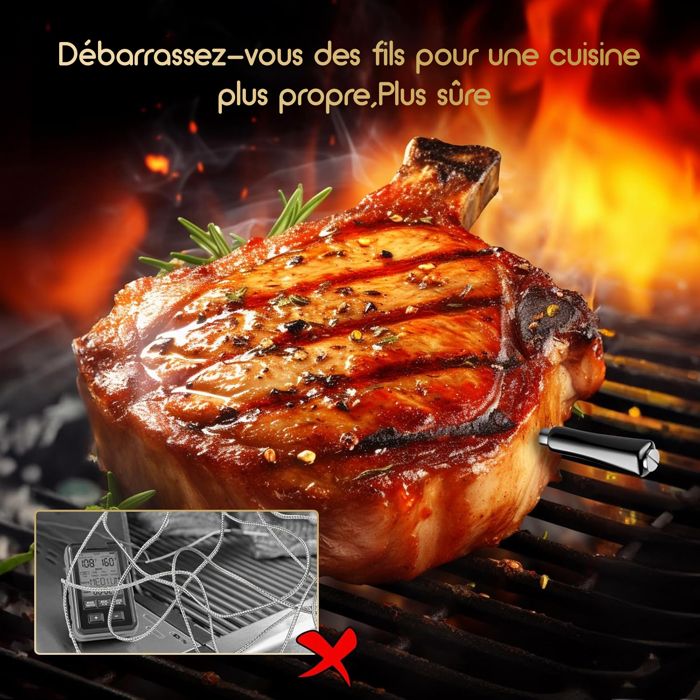 Inkbird IBBQ-4T thermomètre de cuisson 4 sonde WiFi