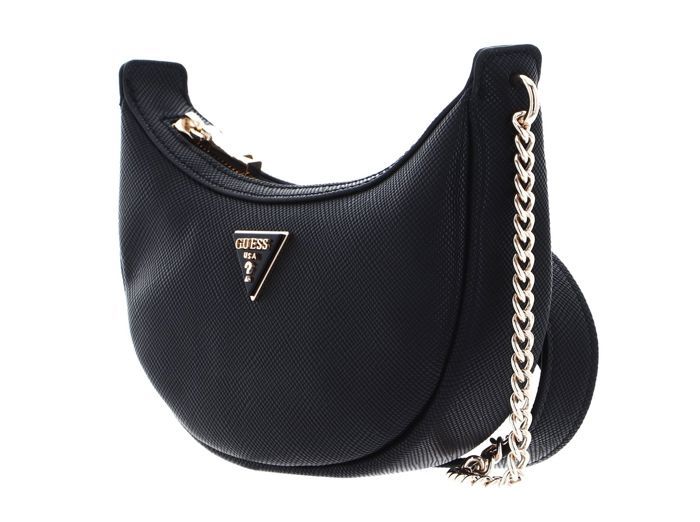 GUESS Sac à épaule bandoulière noir pour femme Eco Craig Mini