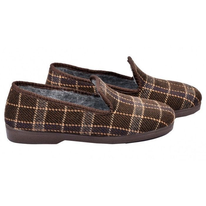 Charentaise Homme Pantoufle Premium - Ozabi - Modèle 22160B1 - Marine