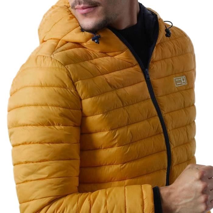 Doudoune Jaune Homme Deeluxe Mitchum Jaune Cdiscount Pret a Porter