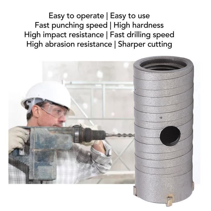 Kit Scie Trépan Carbure D'Hole C45 En Acier Avec Pointeur Pour Acier