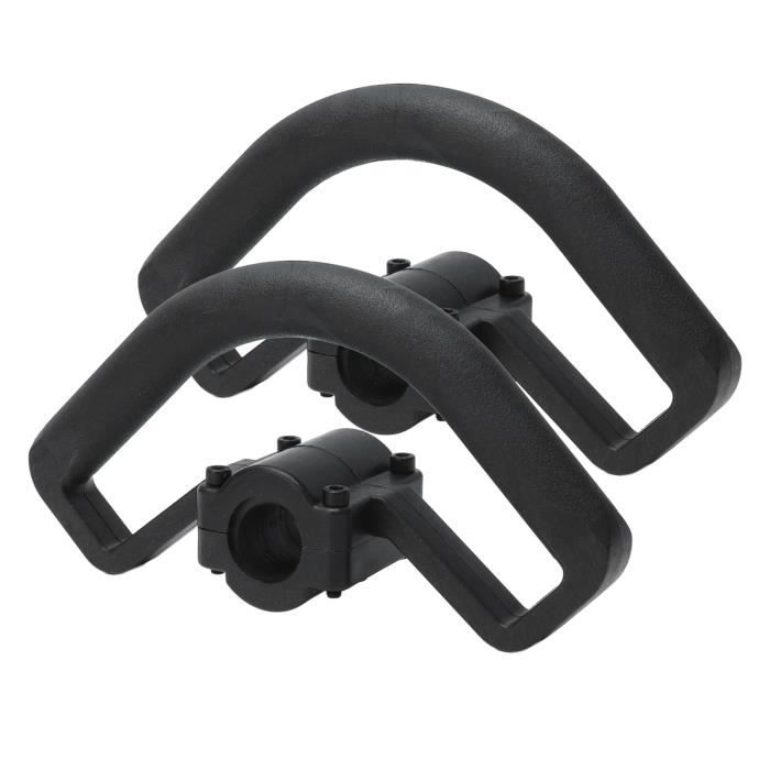 EMagTech 2pcs Supports Cliquet Démarrage Tondeuse Stihl FS38 FS40 FS55 - Pièces Noires 50x23.5x7mm