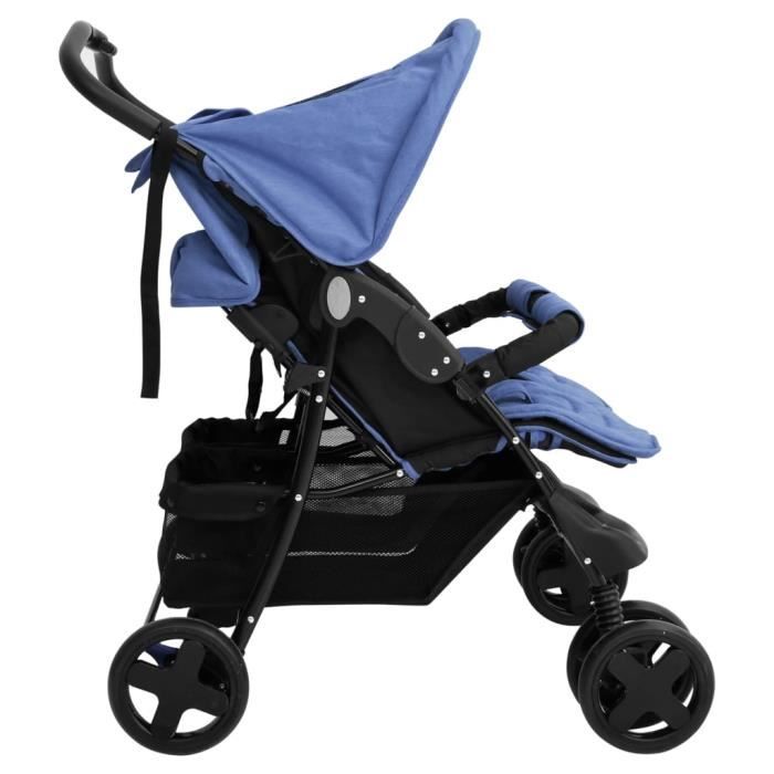 Poussette 2025 enfant bleu