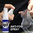 60ml Anti-buée Spray - Spray Anti Buée Lunettes De Vue,Protection Efficace Contre La Buée Lunette,Antifog Spray pour Verre Automobil-2