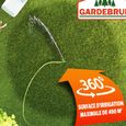 2x Arroseur jardin sprinkler piquet de terre irrigation jusqu’à 24m 360° embout pulvérisation irrigateur arroseur à impulsions max.-2