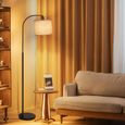 Lampadaire, lampadaire salon, avec Télécommande RGB, Téléphone Portable Bluetooth Dimmable（Ampoule Incluse）-2