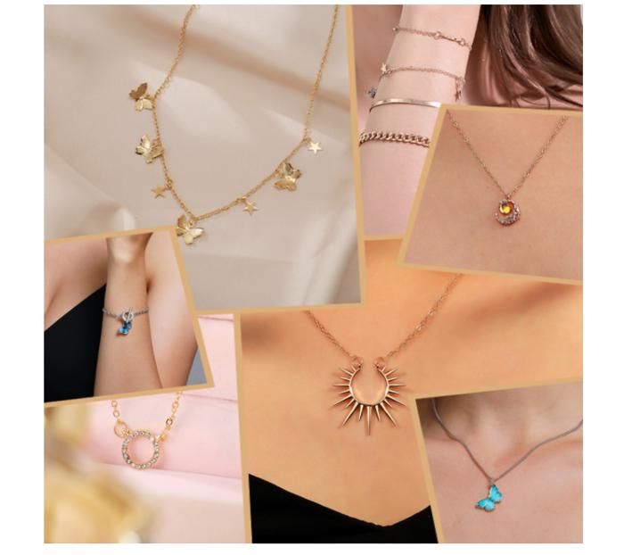 Calendrier De L'Avent Bijoux - 25 Pendentifs, Boucles D'oreilles, Bracelets - Pour Noël, Pâques, Saint-Valentin - 5