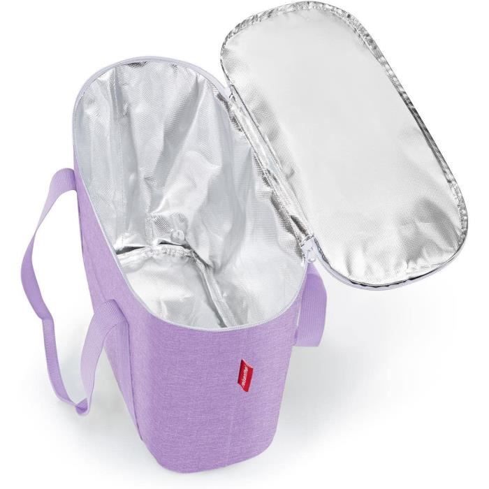 Reisenthel Thermoshopper Twist Silver - Sac Isotherme Courses 15L Pliable - Glacière Shopping & Pique-nique