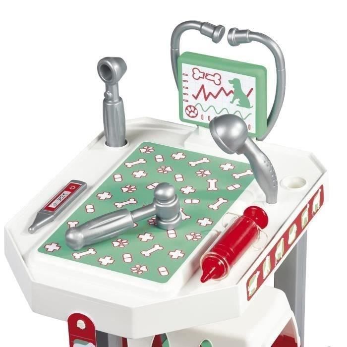 Ecoiffier – Corbeille Médicale Pour Chat – 9 Pièces – Jeu D’imitation Dès 18 Mois – Fabriqué En France
