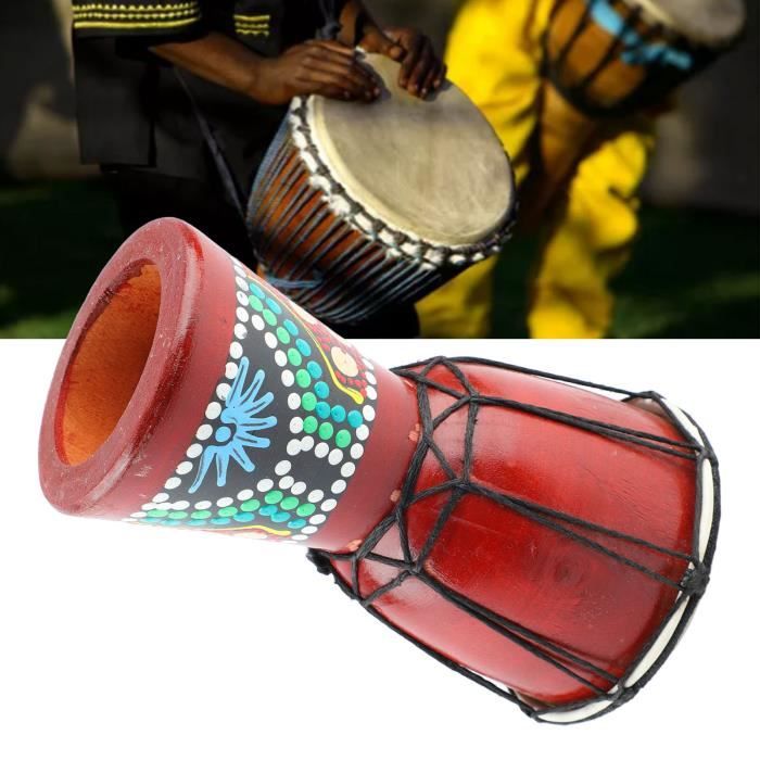 Porte-clés Tambour Africain En Bois - Lot De 3 - Mini Djembé Décoratif - Pour Batteurs Et Amateurs De Musique - 3
